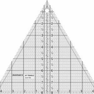 Triangle Quilting Scale- 60° 9"