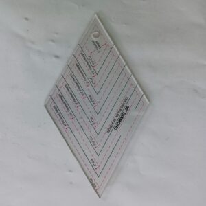 Isomars Professional 60-degree Diamond Quilting Ruler (Art QRD60 60)