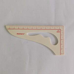 Isomars 1:4 Scale Armhole & Sleeve Curve Ruler