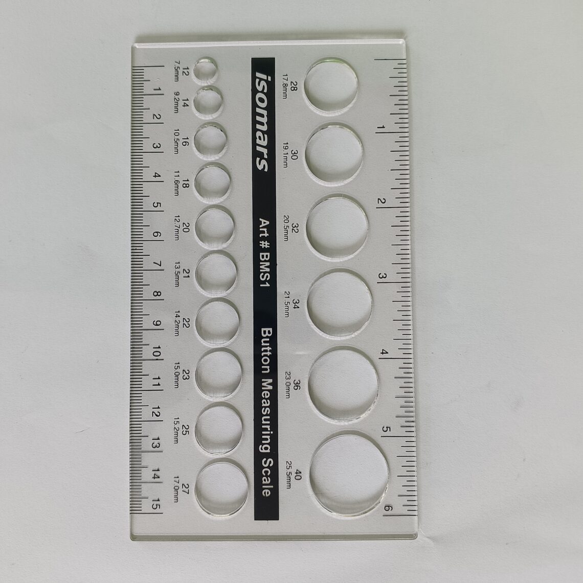 Isomars Professional Button Measuring Scale